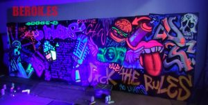 graffiti fluor new york luz ultravioleta 80s 90s party